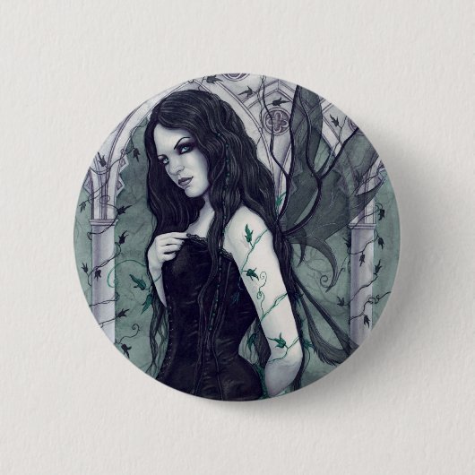 De knop Geheime tempel Ronde Button 5,7 Cm (Voorkant)