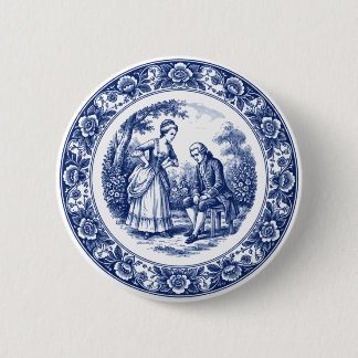 De Knop met de Uitbrander Ronde Button 5,7 Cm