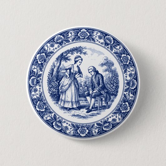 De Knop met de Uitbrander Ronde Button 5,7 Cm (Voorkant)