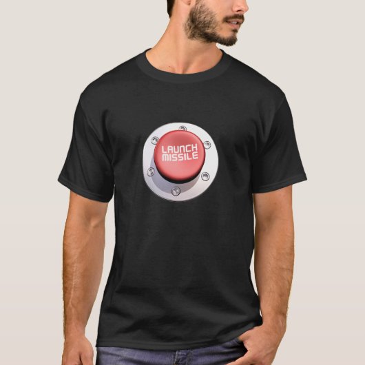 de knop MISSIE VAN DE LAUNCH T-shirt (Voorkant)