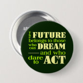 De knop Toekomstige Ronde Button 7,6 Cm (Voorkant /achterkant)