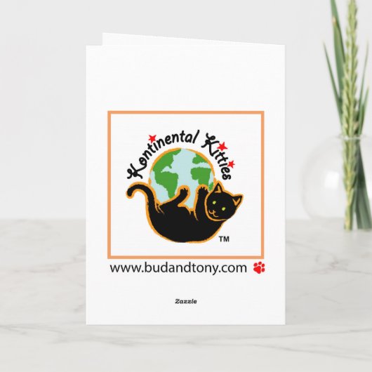 De Knop & Tony Notecard van de Manicure van de Kaart (Achterkant)