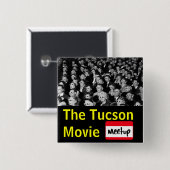 De knop Tucson Movie Group Vierkante Button 5,1 Cm (Voorkant /achterkant)