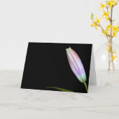De Knop van de Lelie van de dromer Kaart (Gele Bloem)