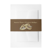 De Knot Celebration Belly Band binden Uitnodigingen Wikkel (Voorkant Voorbeeld)