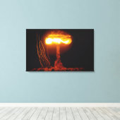 De Knothole van de Bevordering van de verrichting, Canvas Afdruk (Insitu (Houten vloer))