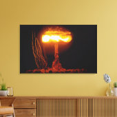 De Knothole van de Bevordering van de verrichting, Canvas Afdruk (Insitu (Woonkamer))