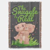 De knuffel is echt knuffelige berenknuffels deken (Voorkant Verticaal)