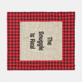 De knuffel is een echte medium fleece deken (Voorkant (Horizontaal))