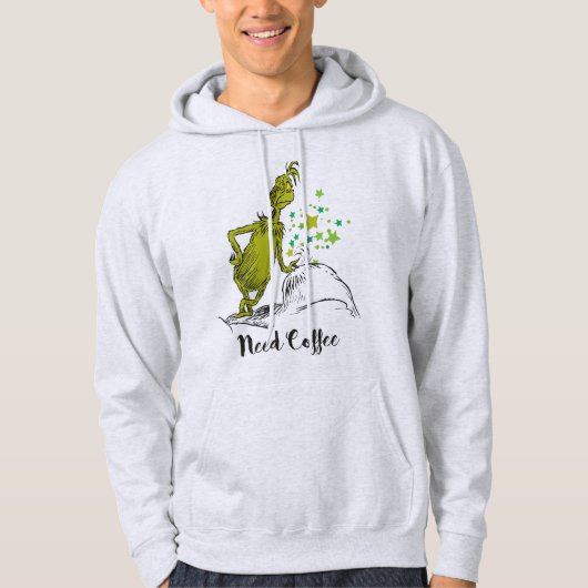 De knuppel| Koffie nodig Hoodie (Voorkant)