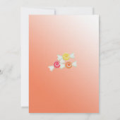 De Knuppel Mitzvah van de Schatten van het snoep Kaart (Achterkant)