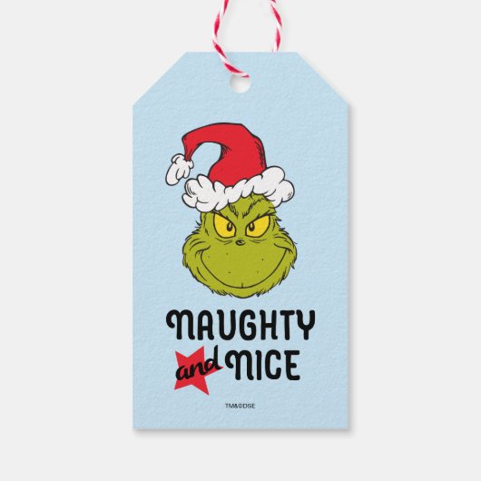 De knuppel| Naughty en Nice Cadeaulabel (Achterkant)