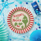 De knuppel| Naughty of Nice Papieren Bordje (Feest)