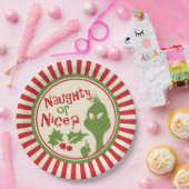 De knuppel| Naughty of Nice Papieren Bordje (Feest)