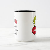 De knuppel| Stink Stank Stunk 2020 Tweekleurige Koffiemok (Center)