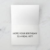 De Knuppel van het Honkbal van de verjaardag Kaart (Binnen)