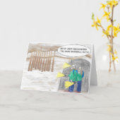 De Knuppel van het Honkbal van de verjaardag Kaart (Gele Bloem)