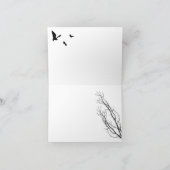 De Knuppels en de Bomen van Halloween Kaart (Binnen)