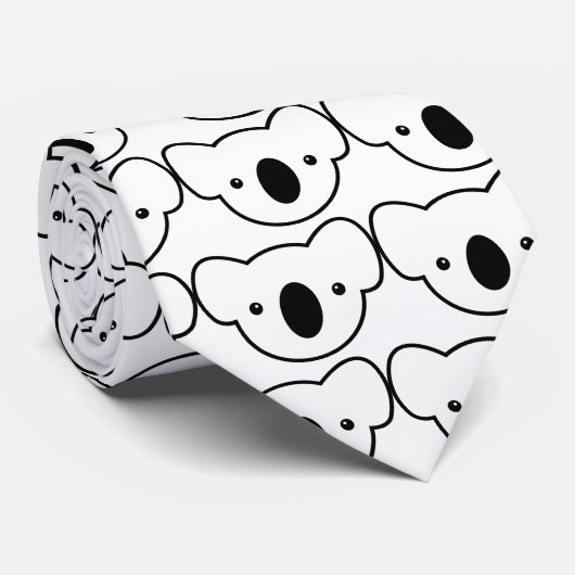 De Koala aan de wieg zetten Stropdas (Opgerold)