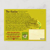 De KOALA (Beer) is bedreigd en luidt als volgt:  - Briefkaart (Achterkant)