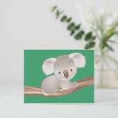 De Koala van het baby Briefkaart (Staand voorkant)