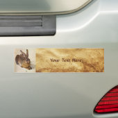 DE KOBBIT ( Jonge Hare ) Bumpersticker (Op auto)