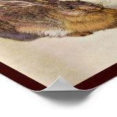 DE KOBBIT ( Jonge Hare ) Poster (Hoek)