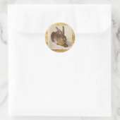 DE KOBBIT ( Jonge Hare ) Ronde Sticker (Tas)