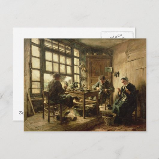 De kobblers, 1880 briefkaart (Voorkant / Achterkant)