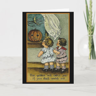 De kobolden zullen u de Kaarten van Halloween