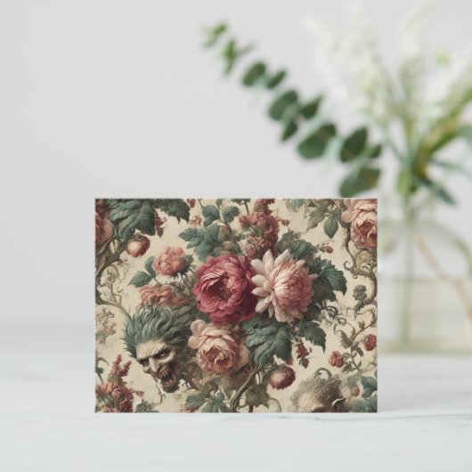 De Koboldkoeriers – Gotische Victoriaanse Feestdagenkaart (Staand voorkant)