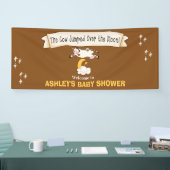 De Koe heeft de maan verwelkomd Spandoek (Beurs)