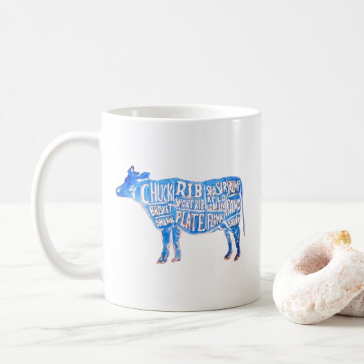 De Koe Koffiemok (Met donut)
