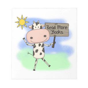 De koe las Meer Boeken Notitieblok