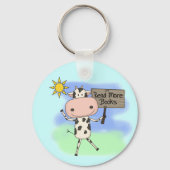 De koe las Meer Boeken Sleutelhanger (Voorkant)