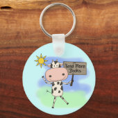 De koe las Meer Boeken Sleutelhanger (Voorkant)
