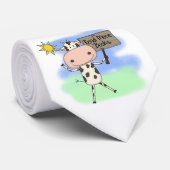 De koe las Meer Boeken Stropdas (Opgerold)