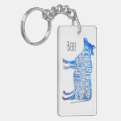 De Koe Sleutelhanger (Voorkant Links)
