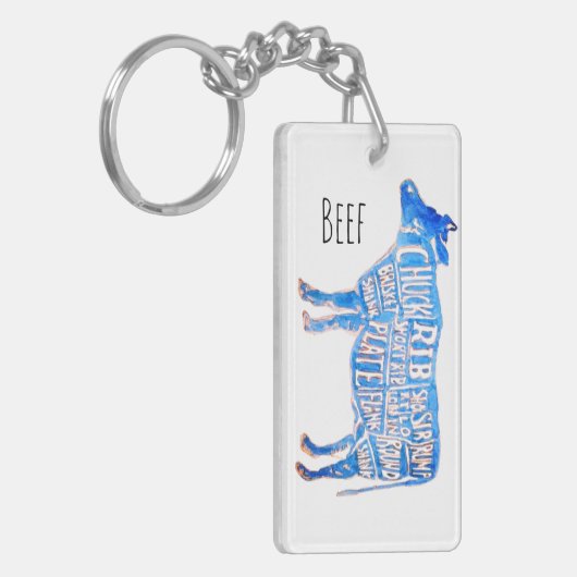 De Koe Sleutelhanger (Voorkant Links)