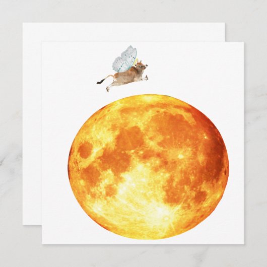 De Koe sprong over de Kaart (Voorkant / Achterkant)