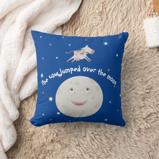 De koe sprong over de maan kussen (Deken)