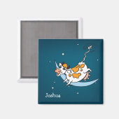 De Koe sprong over de maanmagneet Magneet (Voorkant / Achterkant)