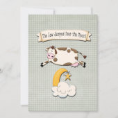 De Koe trok over de maan Aankondiging (Voorkant)