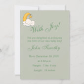 De Koe trok over de maan Aankondiging (Achterkant)