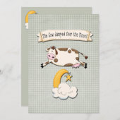 De Koe trok over de maan Aankondiging (Voorkant / Achterkant)