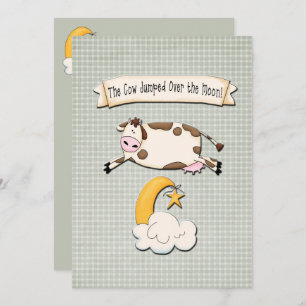 De Koe trok over de maan Aankondiging