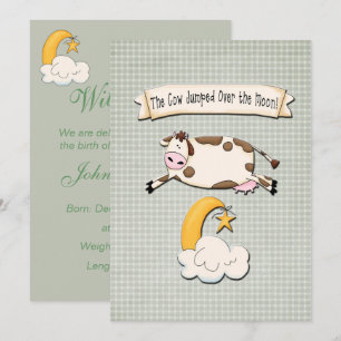 De Koe trok over de maan Aankondiging