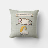 De Koe trok over de maan Kussen (Voorkant)