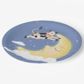 De Koe trok over de maan Papieren Bordje (Gekanteld)
