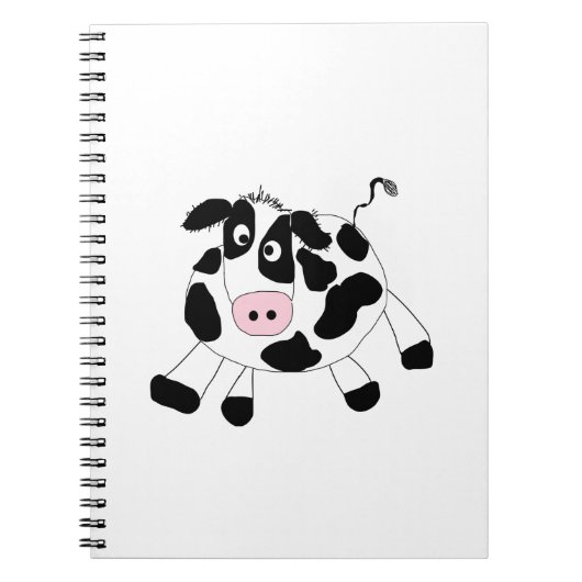 De Koe van het boerderij Notitieboek (Voorkant)
